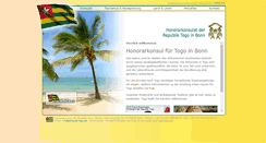 Desktop Screenshot of konsulat-togo.de